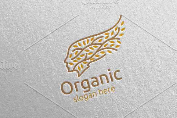 Natural and Organic Logo design 21 in Logo Templates - product preview 1