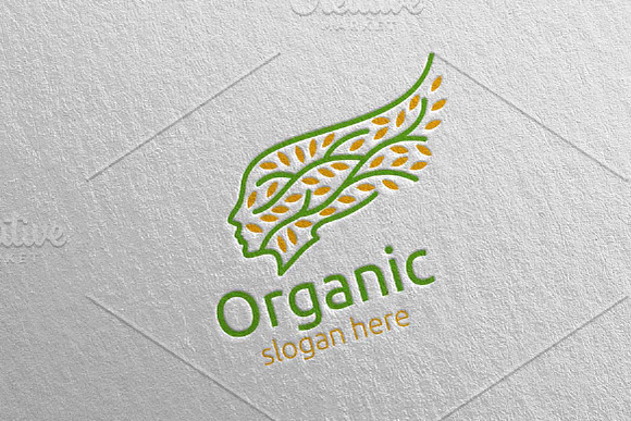 Natural and Organic Logo design 21 in Logo Templates - product preview 3