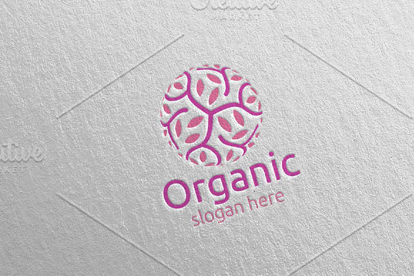 Natural and Organic Logo design 22 in Logo Templates - product preview 1