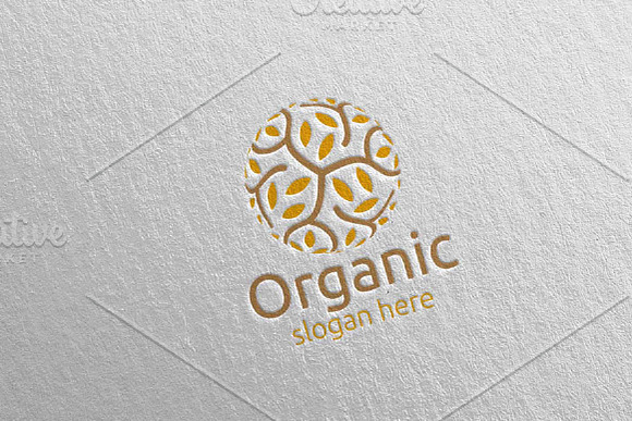 Natural and Organic Logo design 22 in Logo Templates - product preview 2