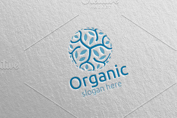 Natural and Organic Logo design 22 in Logo Templates - product preview 3