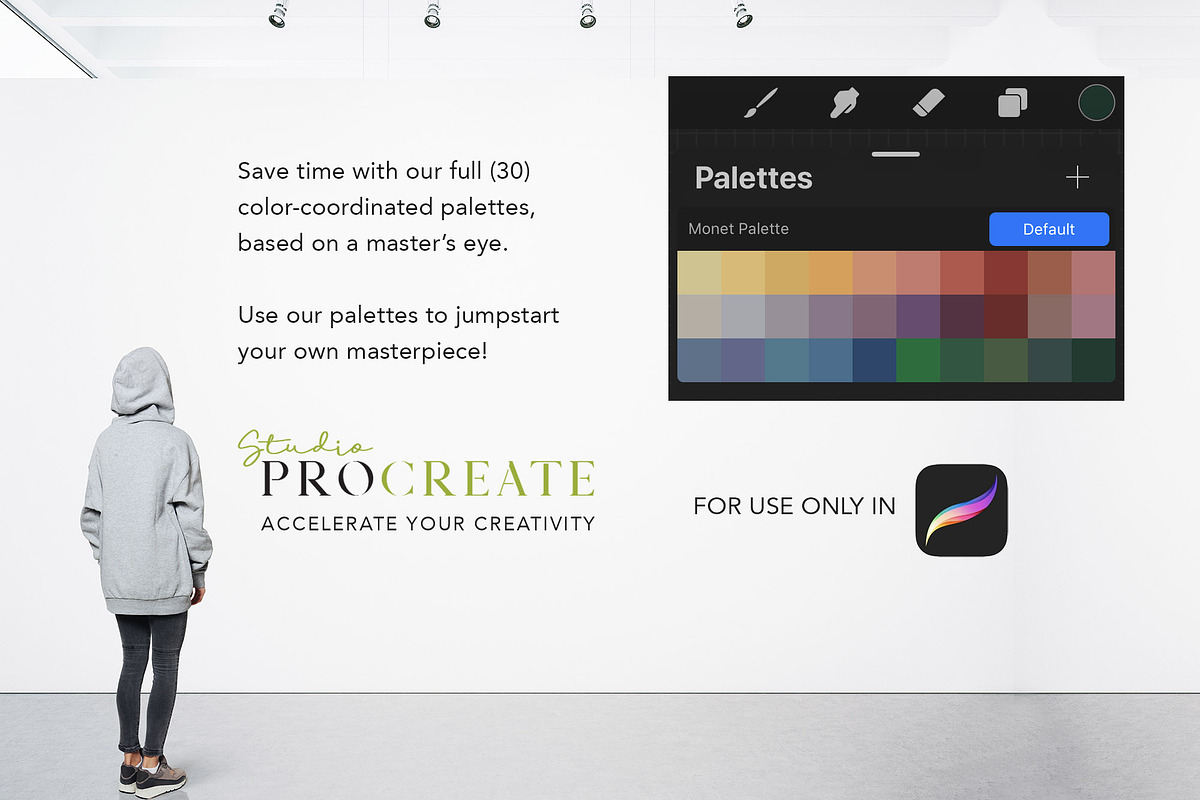 Procreate Color Palette - Monet 4 in Add-Ons - product preview 8