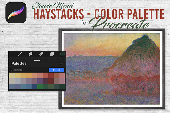 Procreate Color Palette - Monet 4 in Add-Ons - product preview 3