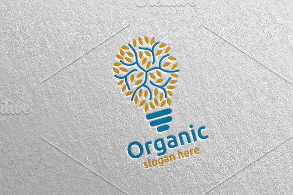 Idea Natural and Organic Logo 24 in Logo Templates - product preview 1