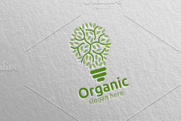 Idea Natural and Organic Logo 24 in Logo Templates - product preview 2