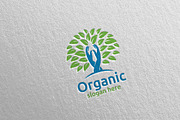 Hand Natural and Organic Logo 27