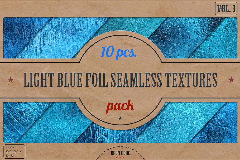Light Blue Foil HD Textures Pack v.1