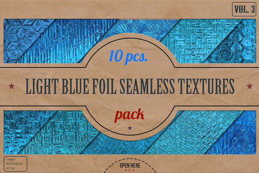 Light Blue Foil HD Textures Pack v.3