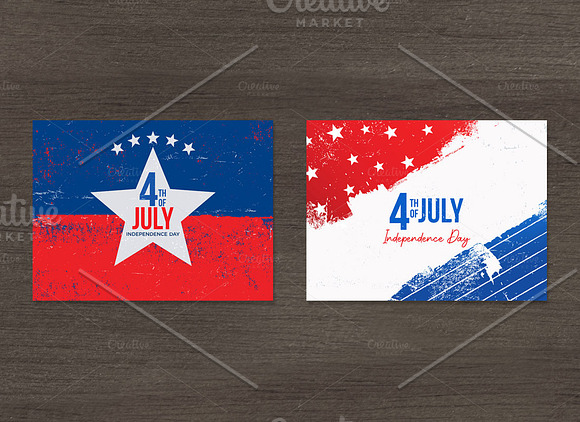 4th of July Cards / Backgrounds in Graphics - product preview 2