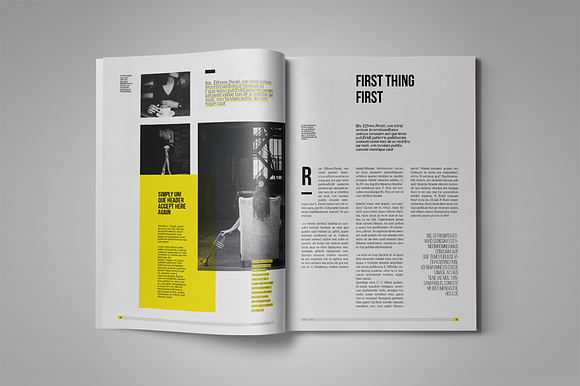 Newone | Magazine Template in Magazine Templates - product preview 5