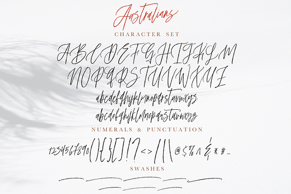 Australians - Handwritten Font in Script Fonts - product preview 16