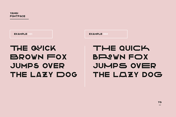 Yangi - Fontface in Sans-Serif Fonts - product preview 8
