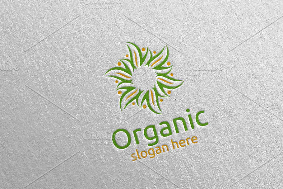 Natural and Organic Logo design 28