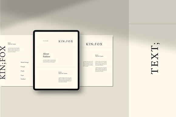 Kinfox - A4 Potrait Keynote in Keynote Templates - product preview 2