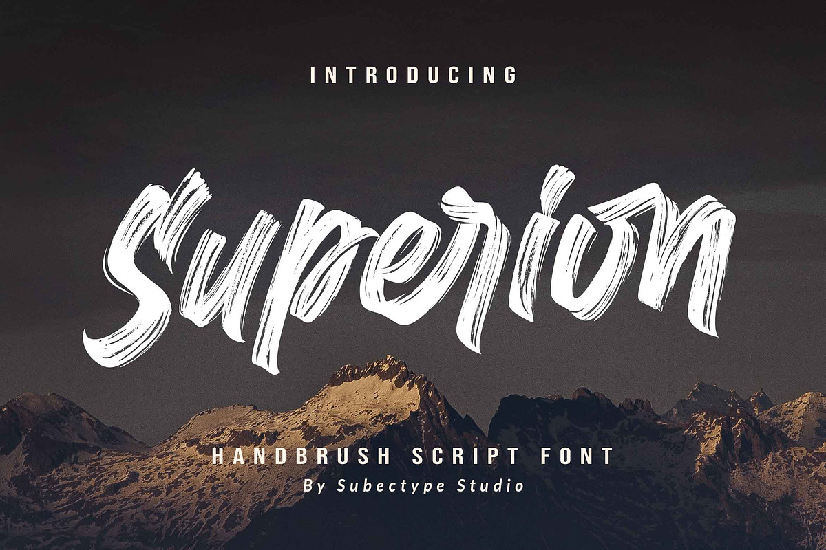 Superion / Brush Script Font in Blackletter Fonts - product preview 8