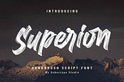 Superion / Brush Script Font