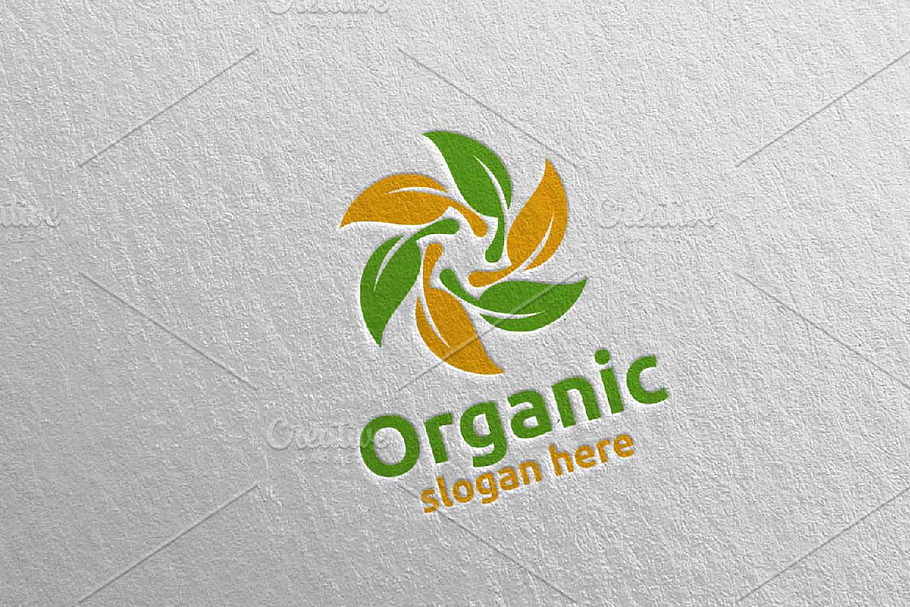 Natural and Organic Logo design 29 in Logo Templates - product preview 8