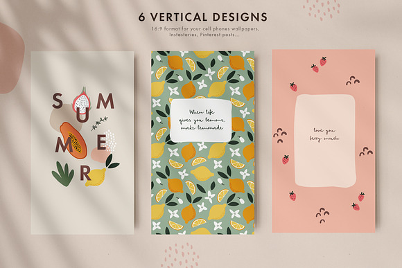 Abstract geometric summer set in Illustrations - product preview 9