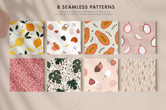 Abstract geometric summer set in Illustrations - product preview 12
