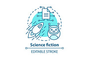 Science fiction concept icon