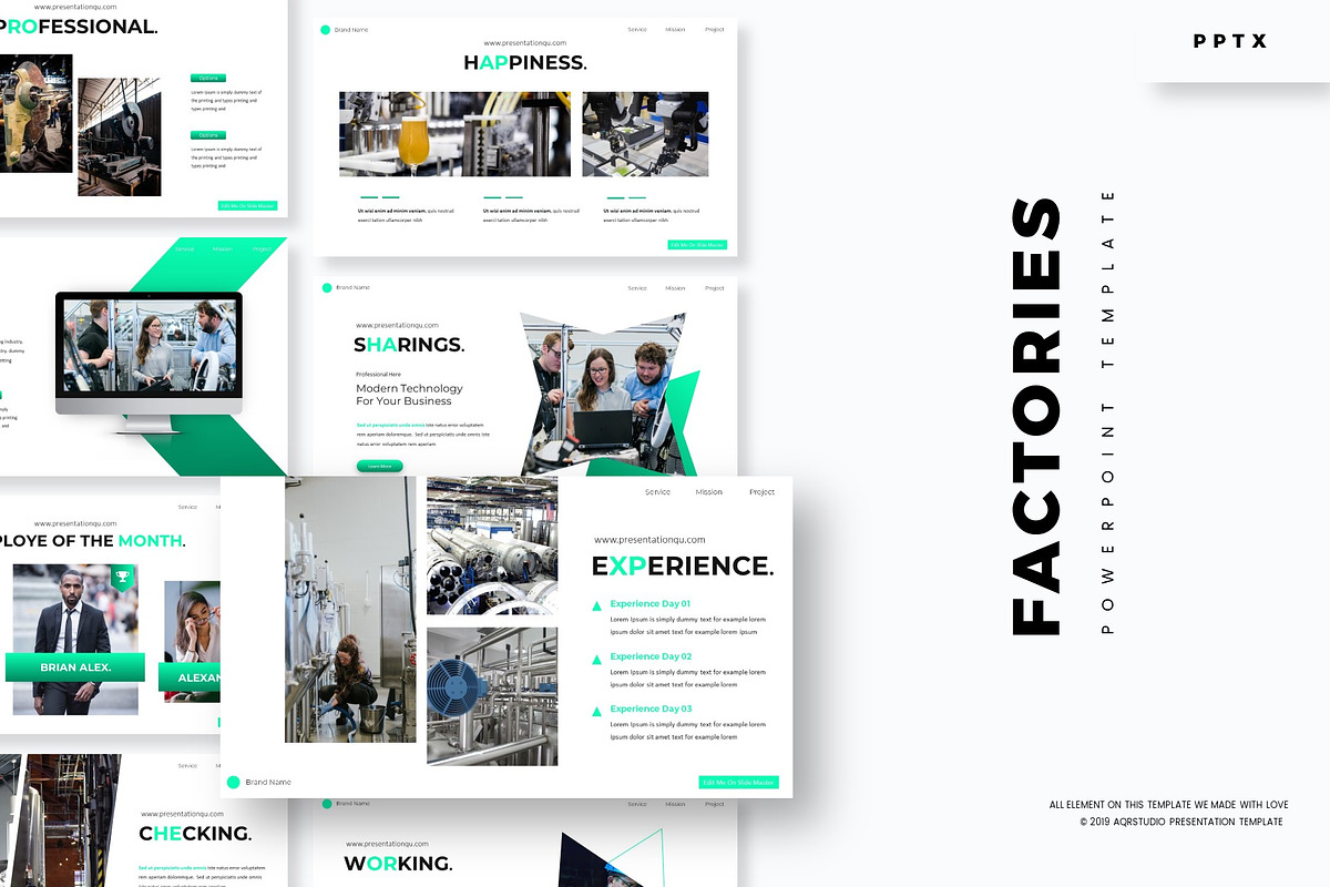 Factories - Powerpoint Template in PowerPoint Templates - product preview 8