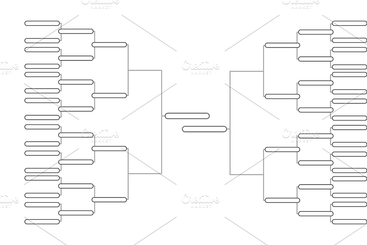 Simple tournament bracket template in Objects - product preview 8