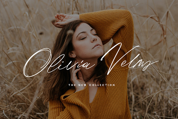 Olivie Font Duo // Script & Sans in Display Fonts - product preview 5
