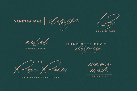 Olivie Font Duo // Script & Sans in Display Fonts - product preview 7