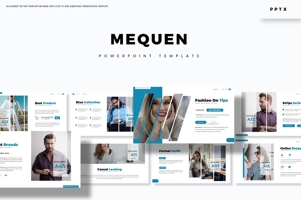 Mequen - Powerpoint Template in PowerPoint Templates - product preview 8