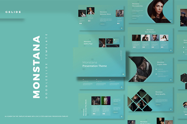 Monstana - Google Slides  Template