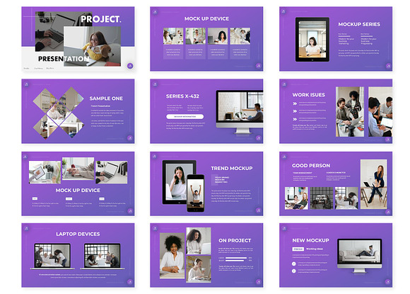 Project - Google Slides Template in Google Slides Templates - product preview 1