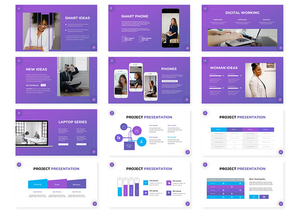Project - Google Slides Template in Google Slides Templates - product preview 2