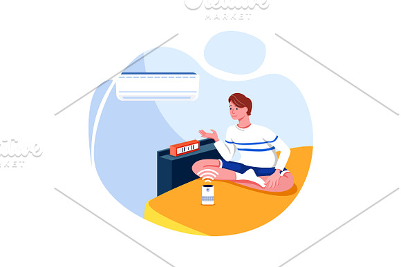 M81_Smart Home Illustrations in Illustrations - product preview 8
