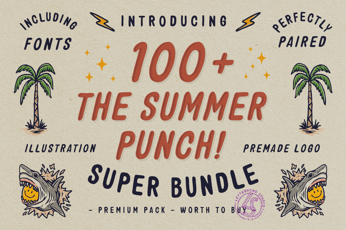 The Summer Punch! Super Bundle in Illustrations - product preview 8