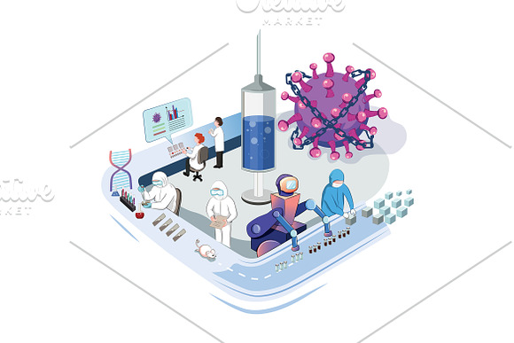 M71_Coronavirus Illustrations in Illustrations - product preview 4