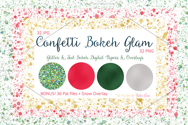 Confetti Bokeh Glam + BONUS