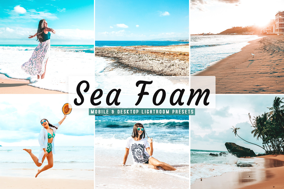 Sea Foam Lightroom Presets Pack in Add-Ons - product preview 8