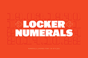 Locker Numerals Color Font
