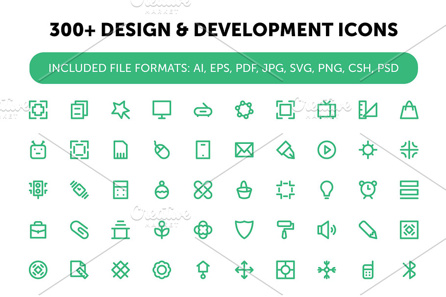 300+ Design and Development Icons