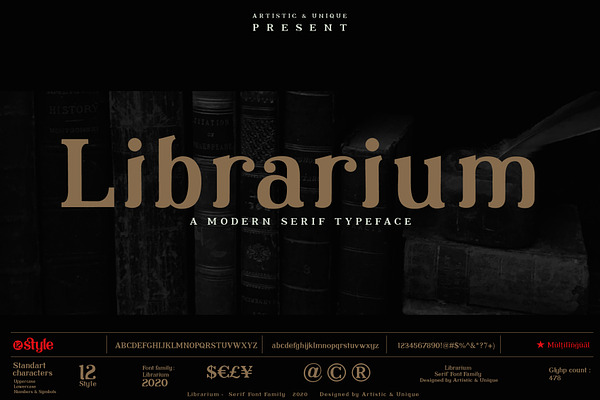 Librarium - Serif Font Family
