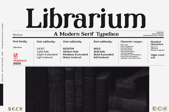 Librarium - Serif Font Family in Serif Fonts - product preview 1
