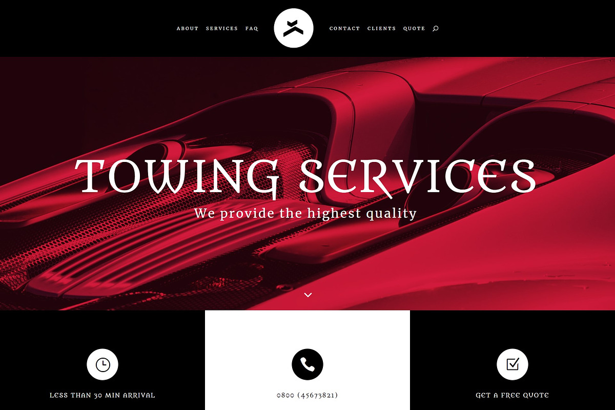 tow in WordPress Business Themes - product preview 8