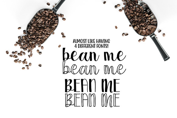 Coffee Grinder - Inline & Solid in Script Fonts - product preview 3
