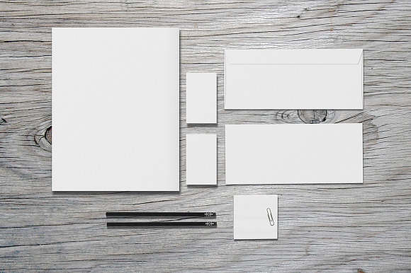 Stationery / Branding - Mock-Up in Branding Mockups - product preview 4