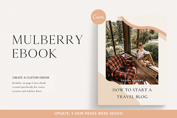 Mulberry Ebook | CANVA in Magazine Templates - product preview 9