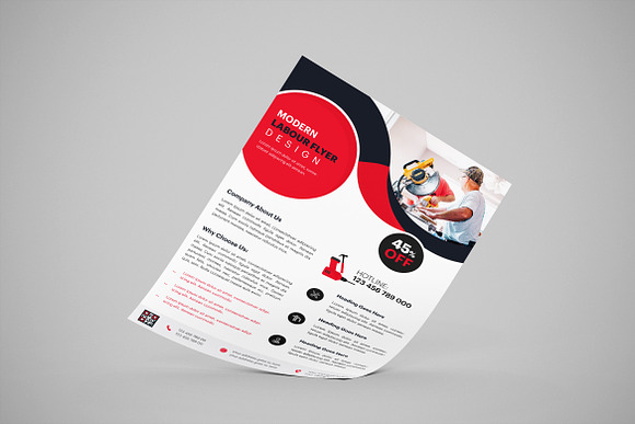 Labour Flyer Template in Flyer Templates - product preview 2
