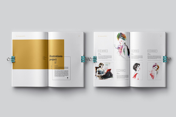 PSD Portfolio Template in Brochure Templates - product preview 9