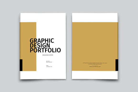 PSD Portfolio Template in Brochure Templates - product preview 13