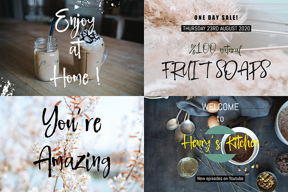 Ravishing Brush Font in Script Fonts - product preview 10