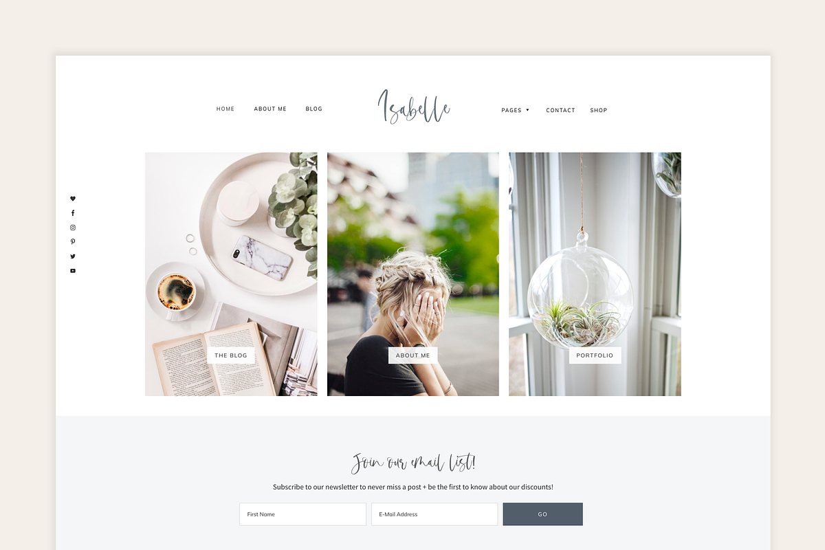 Isabelle - Feminine WordPress Theme in WordPress Blog Themes - product preview 8